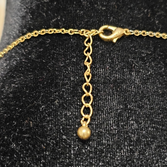 Vintage 1980's Goldtone Necklace - Picture 4 of 8